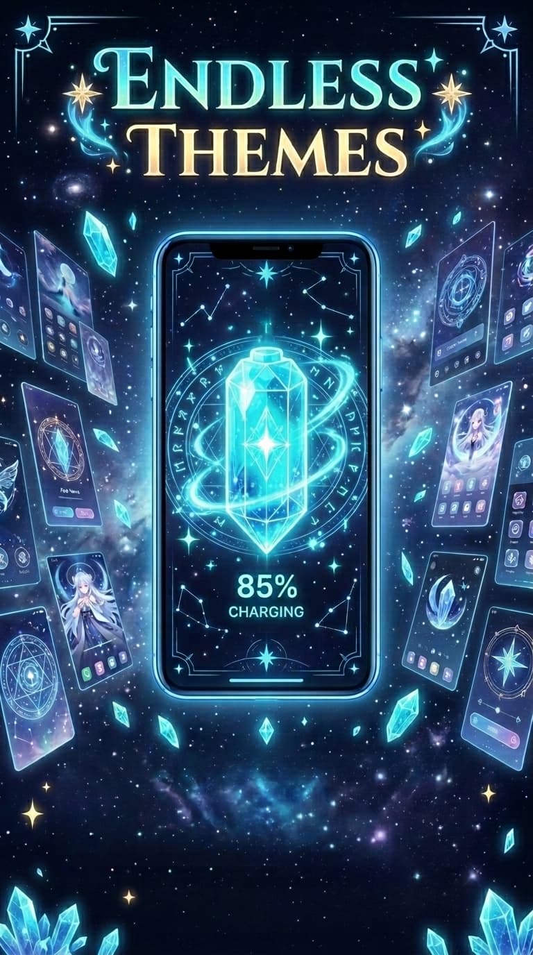 Full-screen charging animation preview